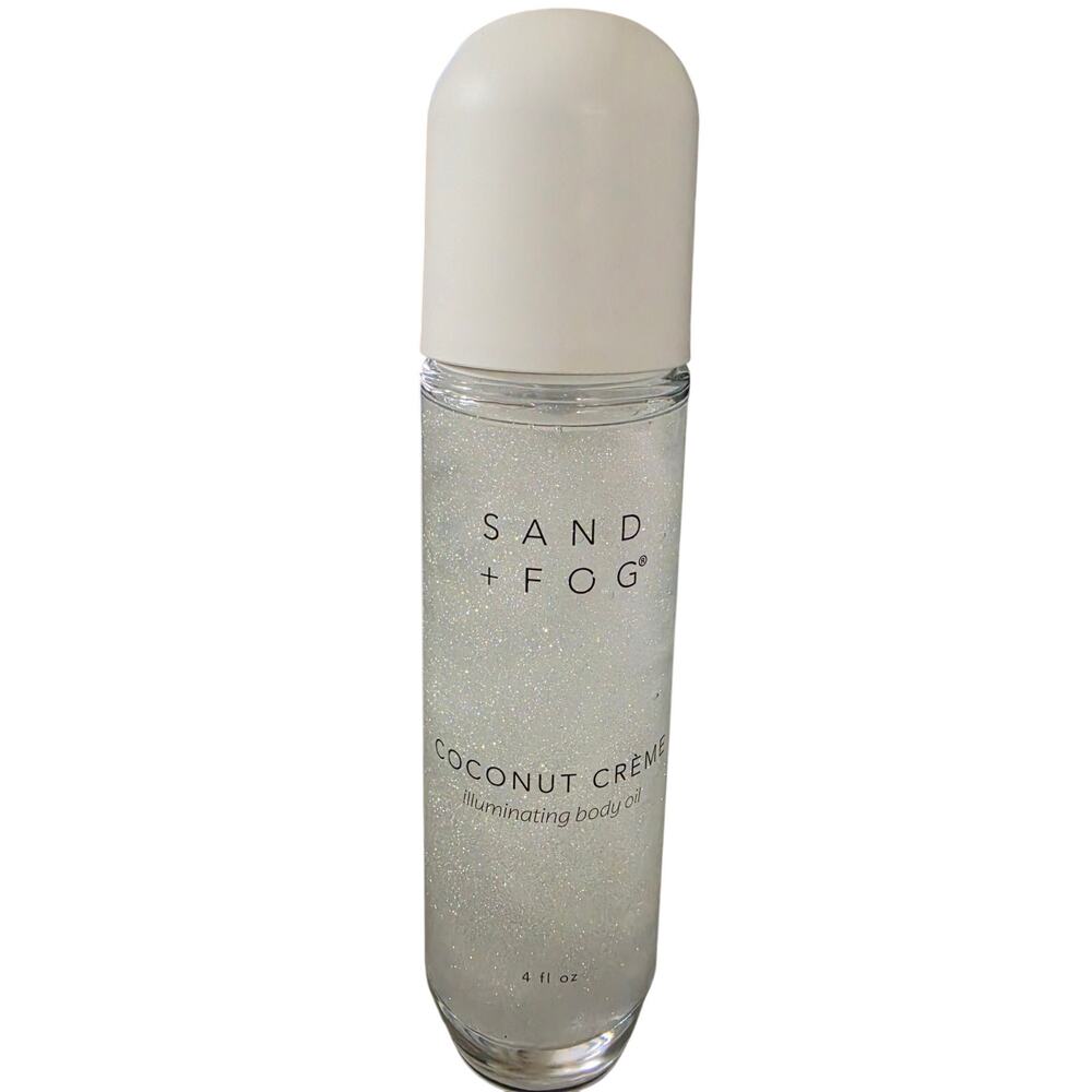 NEW Sand + Fog COCONUT CREME Illuminating Body Oil   4 oz.